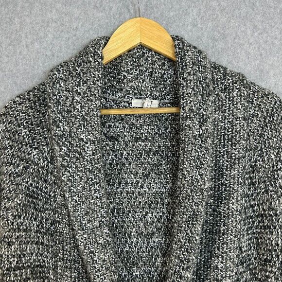 Joie Size Solone Metallic Gray Sweater Open Cardigan Sweater Chunky Knit Revolve - Picture 2 of 16